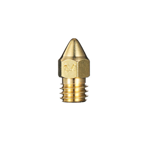 Immagine di 1pcs 1.75mm 0.2mm/0.3mm/0.4mm/0.5mm/0.6mm Copper M200 M6*1 Thread Extruder Nozzle For 3D Printer