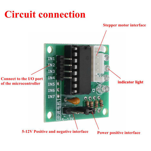 Picture of ULN2003 Four-phase Five-wire Driver Board Electroincs Stepper Motor Driver Board