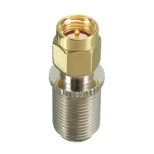 Picture of F Female Jack to SMA Male Plug RF Coaxial Adapter Connector