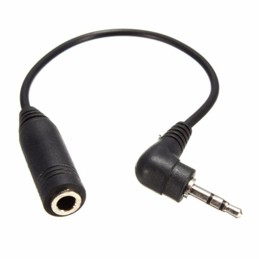Picture of 2.5mm Male Plug To 3.5mm Female Jack AUX Audio TRS Adapter Cable