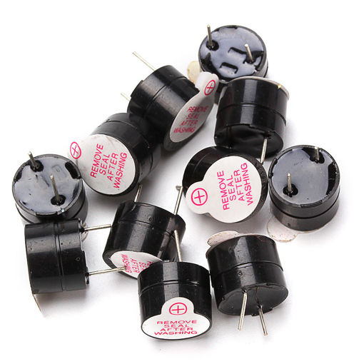 Immagine di 10pcs 3V Active Buzzer Electromagnetic SOT Plastic-sealed Tube Long Sound 12mmx9.5mm