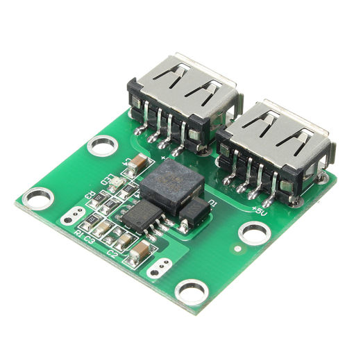Picture of Dual USB Output 6-24V To 5.2V 3A DC-DC Step Down Power Charger Module Converter