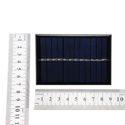 Immagine di 0.6W 6V 90*60*3mm Mini Photovoltaic Epoxy Solar Panel DIY Part