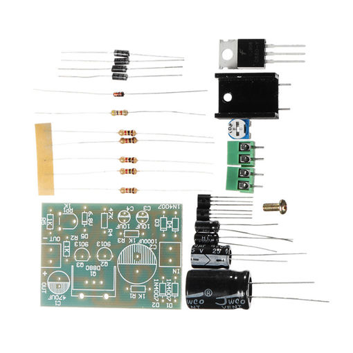 Immagine di DIY D880 Transistor Series Power Supply Regulator Module Board Kit