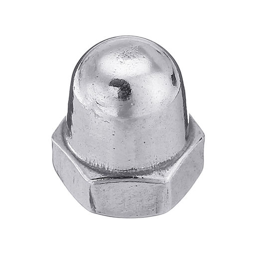 Picture of 3pcs M5 Metric DIN1587 Stainless Steel Acorn Nut Hexagon Dome Cap Nut Round Head Cover Nut
