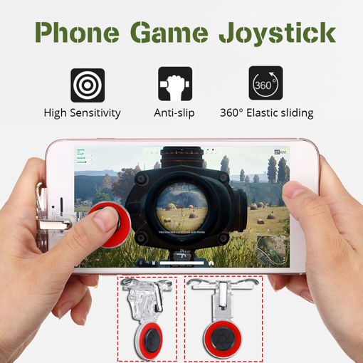 Picture of F9 Joystick Firer Trigger Shooter Button Game Controller for PUBG Mobile Game