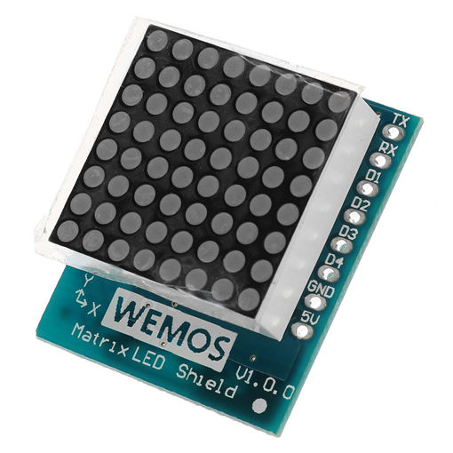Picture of Wemos Matrix LED Shield V1.0.0 For WEMOS D1 Mini