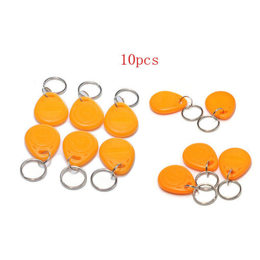 Immagine di 10 pieces RFID Writable and Readable Cards Proximity Key Fobs Set