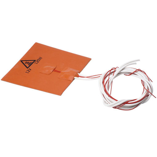 Picture of 120x120mm 12V 120W Silicone Heated Bed Heating Pad For 3D Printer