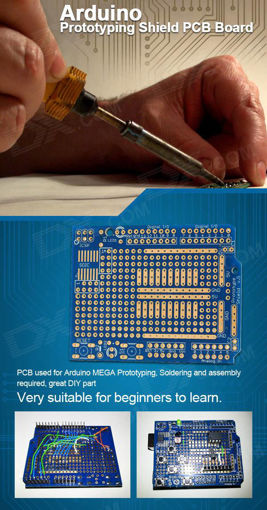 Immagine di 5Pcs Prototyping Shield PCB Board For Arduino
