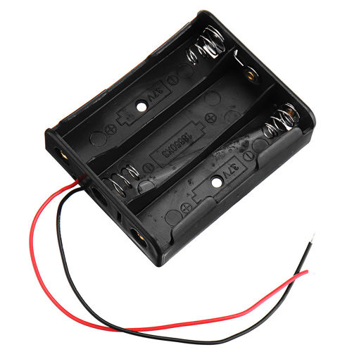 Picture of 10pcs 4 Slots 18650 Battery Holder Plastic Case Storage Box for 4*3.7V 18650 Lithium Battery