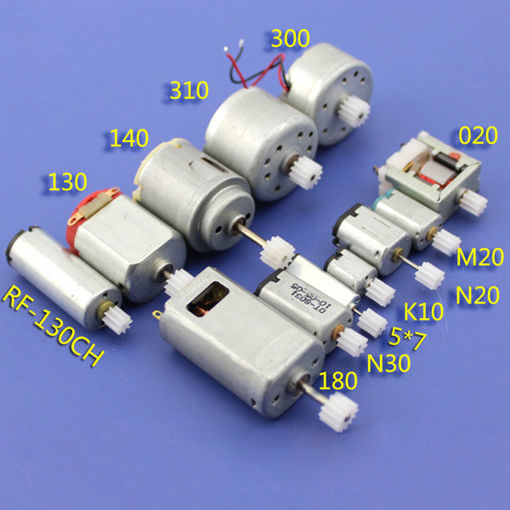 Picture of 12 Kinds Motor Gear Pack DIY Model Parts Micro DC Motor
