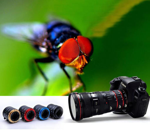 Picture of Colorful Metal AF Macro Extension Tube Ring For Canon EOS EF EF-S