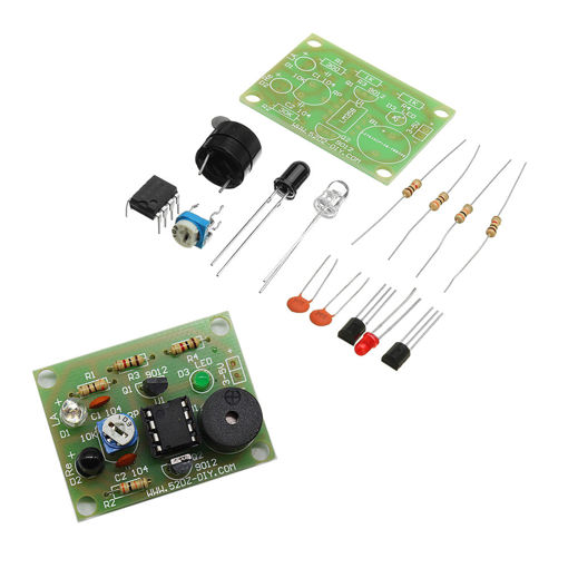 Immagine di 10pcs DIY Sound Light Infrared Sensor Anti-theft Alarm Switch Kit