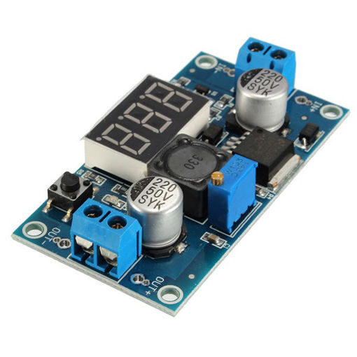 Immagine di 5Pcs LM2596 DC-DC Voltage Regulator Adjustable Step Down Power Supply Module With Display