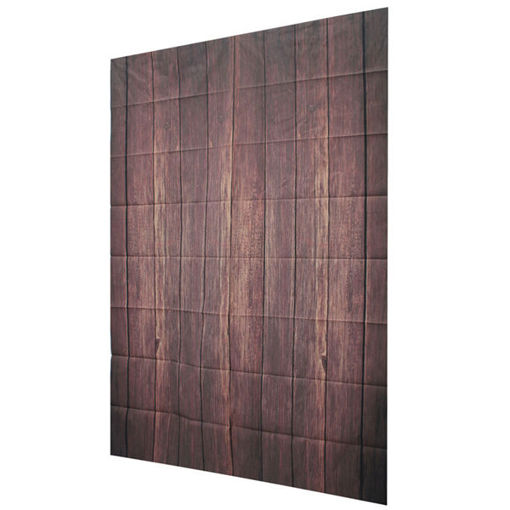 Immagine di 5x7FT 1.5x2.1m Wood Grain Thin Photography Background Studio Photo Props Backdrop