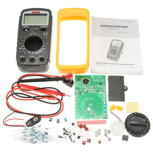 Immagine di DIY DT-830T Digital Multimeter Electronic Training Kit