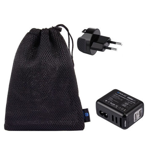 Immagine di PULUZ 2 Ports USB 5V (2.1A + 2.1A)Wall Charger Adapter for Gopro