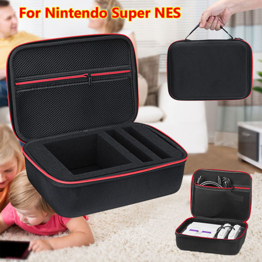 Picture of Hard Carrying Protective Case Box Cover Game for Nintendo Super NES SNES Classic Mini Console