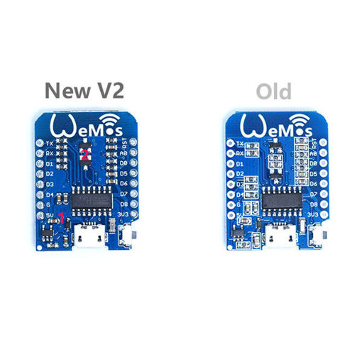 Picture of 3Pcs WeMos D1 Mini V2 NodeMcu 4M Bytes Lua WIFI Internet Of Things Development Board Based ESP8266