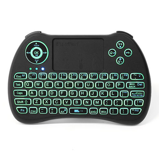 Picture of iPazzPort KP-810-21Q 2.4G Wireless English Three Color Backlit Mini Keyboard Touchpad Air Mouse
