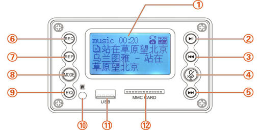 Immagine di bluetooth 4.2 DC5V Battery 12V Two Channel Audio Decoder Board
