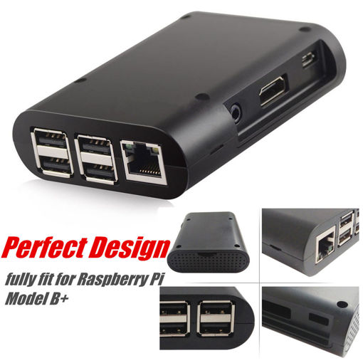 Picture of 10PCS Black Cover Case Shell For Raspberry Pi Model B+