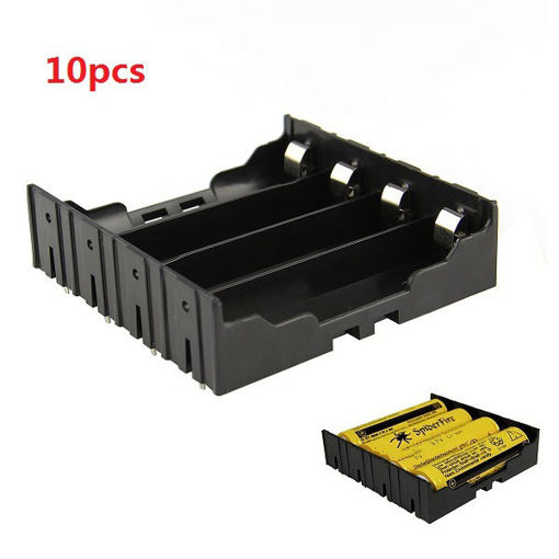 Picture of 10pcs DIY 4-Slot 18650 Battery Holder With Pins
