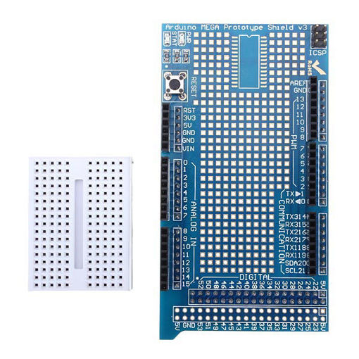 Picture of Geekcreit MEGA 2560 R3 Development Board MEGA2560 With Protoshield V3 ExpansiOnboard For Arduino