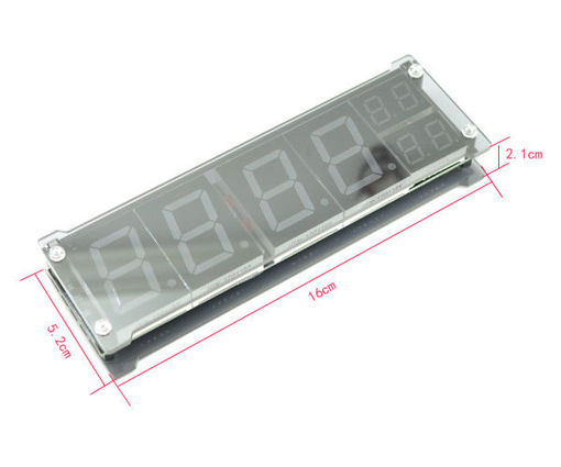 Immagine di 1.2 Inch LED Digital Clock Electronic Alarm Clock With Temperature
