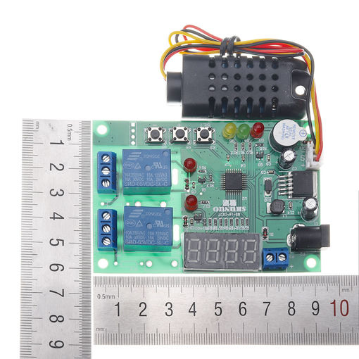 Immagine di Temperature and Humidity Control Board AM2301 Sensor Module 5V~24V DC 10A Controller