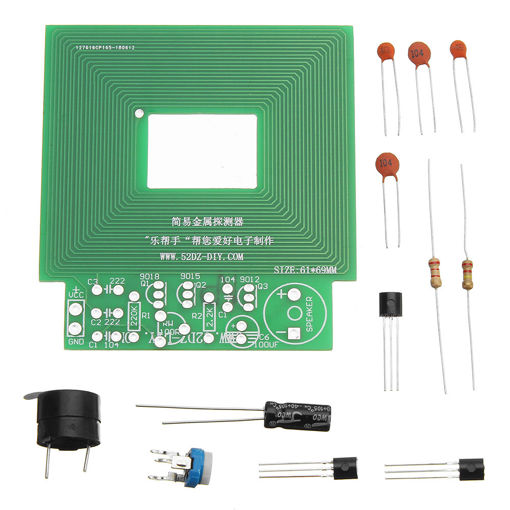 Immagine di 10pcs DIY Simple Metal Detector Metal Locator DC 3V-5V Electronic Metal Sensor Module Kit