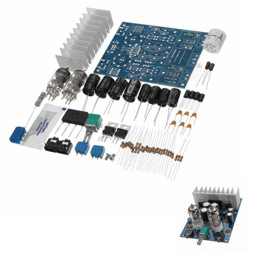 Immagine di Loose Parts DIY Hifi 6j1 Electron Tube Front Pushing Lm1875t Tube Power Digital Amplifier Board