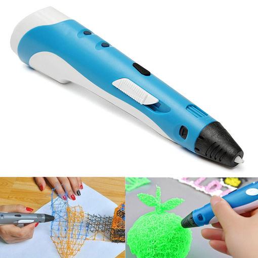 Immagine di 3D Printing Drawing Pen + 3x ABS Filament + EU Plug Power Adapter Kit