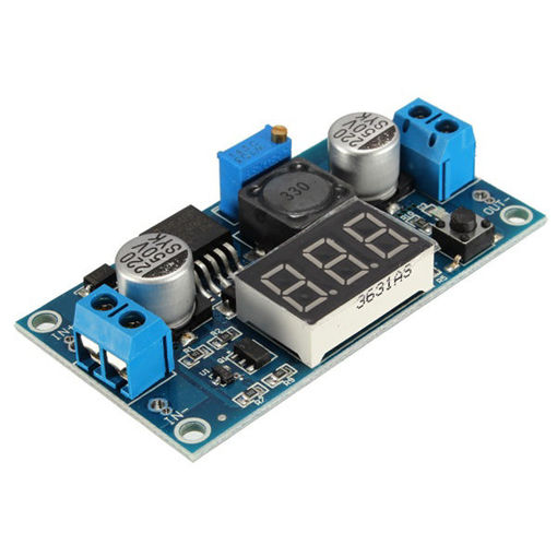 Picture of 10Pcs LM2596 DC-DC Voltage Regulator Adjustable Step Down Power Supply Module With Display