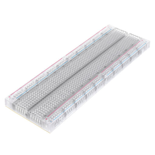 Picture of 10pcs MB-102 MB102 Transparent Breadboard 830 Point Solderless PCB Bread Board Test Develop DIY