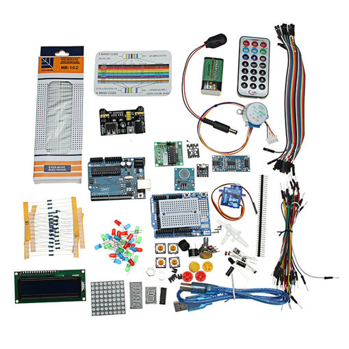 Immagine di Starter Project Kit With UNO R3 Mega 2560 Nano Breadboard Kit Components For Arduino