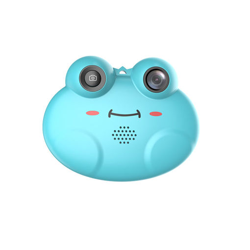 Picture of K5 Frog Mini Portable Rechargeable Kids Camera with 1.54 Inch IPS Screen