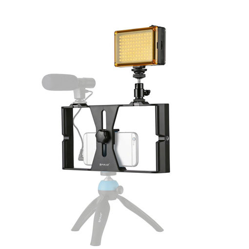 Immagine di Puluz PKT3021 Rig Stabilizer Holder Video Light for Smart Phone Photography