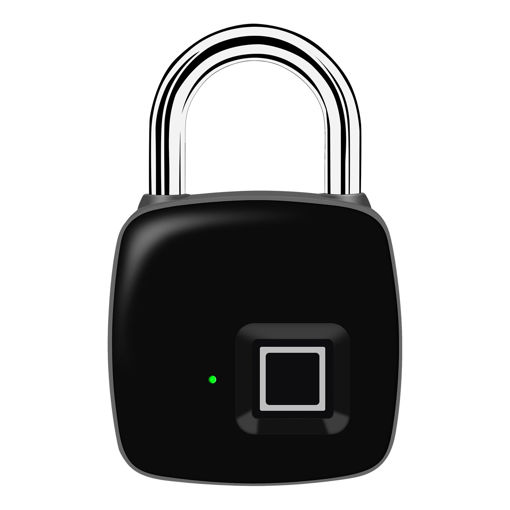 Picture of P3+ Smart Fingerprint bluetooth Anti-theft Security Rechargeable Luggage Home Electronic Door Lock Padlock iOS Android APP Lock