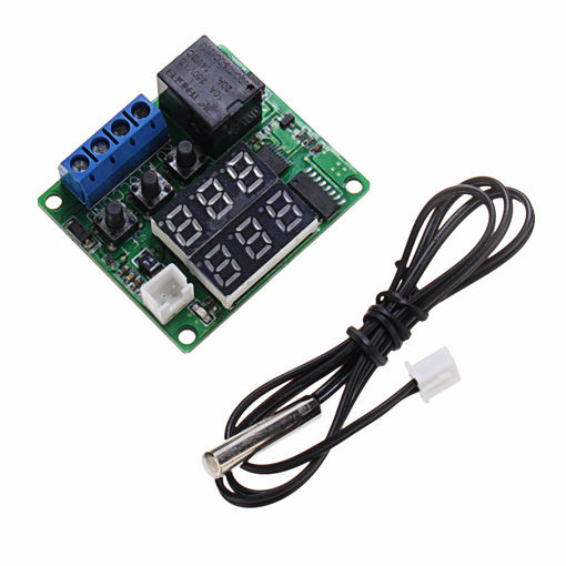 Picture of 10pcs Geekcreit W1209S DC 12V Mini Thermostat Regulator -50 to 120 Digital Temperature Controller Module with Display