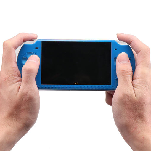 Picture of Built In 10000 Games 32 Bit 4.3inch 8GB Portable Video Handheld Blue-International Player Game Console