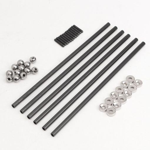 Picture of 200MM 4x6 MM Diagonal Push Rod L200 With Magnetic Ball Joint And Steel Ball For Kossel 3D Printer