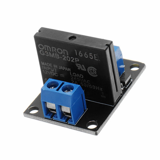 Immagine di 10pcs 1 Channel DC 12V Relay Module Solid State Low Level Trigger For Arduino 240V2A