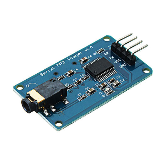 Picture of 3pcs YX5300 MP3 Player Module Voice Serial Port Control Module With TF Card Slot