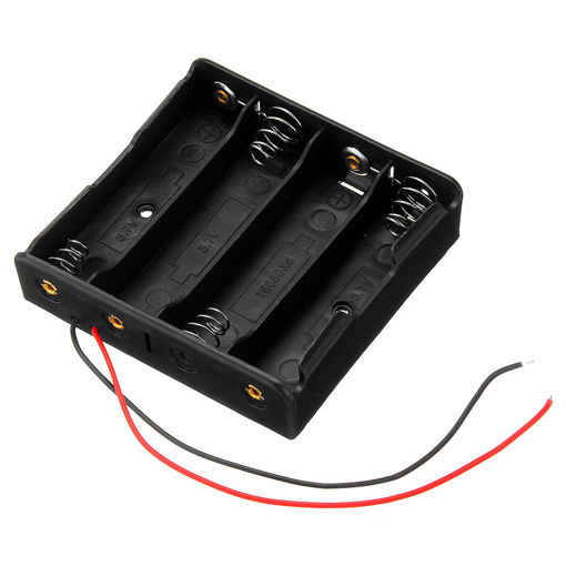 Immagine di 10pcs Plastic Battery Storage Case Box Battery Holder For 4 x 18650 Battery