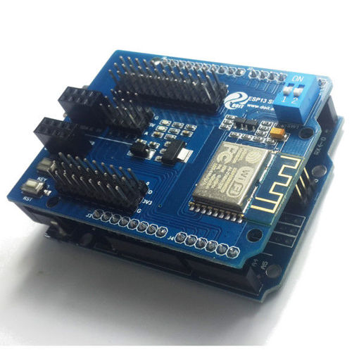 Picture of Geekcreit UNO R3 For Arduino No USB Cable With ESP8266 WiFi Expansion Board ESP-13 Shield