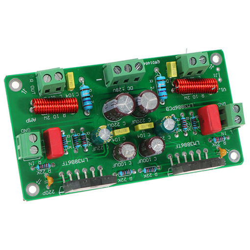 Picture of LM3886 HiFi TF Stereo Amplifier Assembled AMP Board 68W+68W 4ohm 50W*2 / 38W*2 8ohm