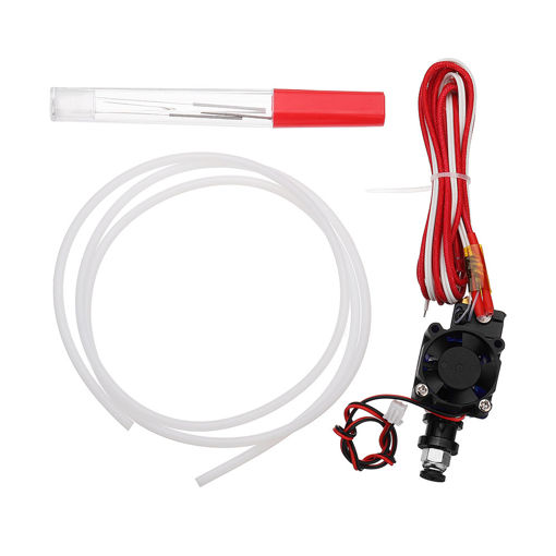 Picture of 12V 40W V6 J-head Hotend Extruder Nozzle Kit with Cooling Fan/Teflon Tube/Drill Bits