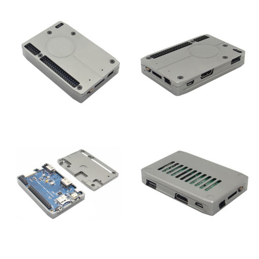 Immagine di Ultra-Thin Aluminum Alloy Case for Raspberry Pi Compute Module 3 CM3/CM3L & IO Board